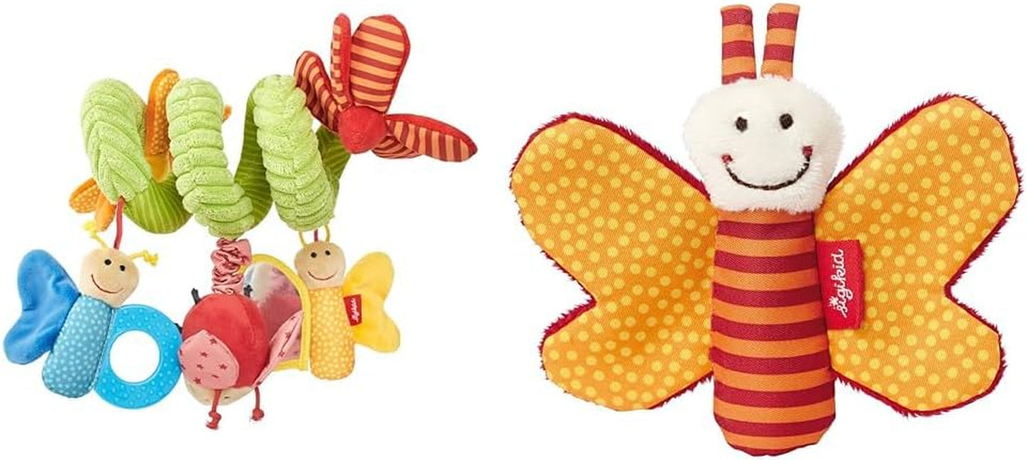 SIGIKID 42249 Farfalla spirale attiva Baby Activity On Tour bimba giocattolo consigliato dalla nascita Multicolor Toys Bebe Naty Shop Confezione con giochino 41181 Multicolor