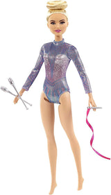 Barbie Serie You Can Be Anything Capelli Biondi Ginnastica Ritmica Accessori Bambola Inclusa Giocattolo Regalo per Bambini Età 3+ GTN65