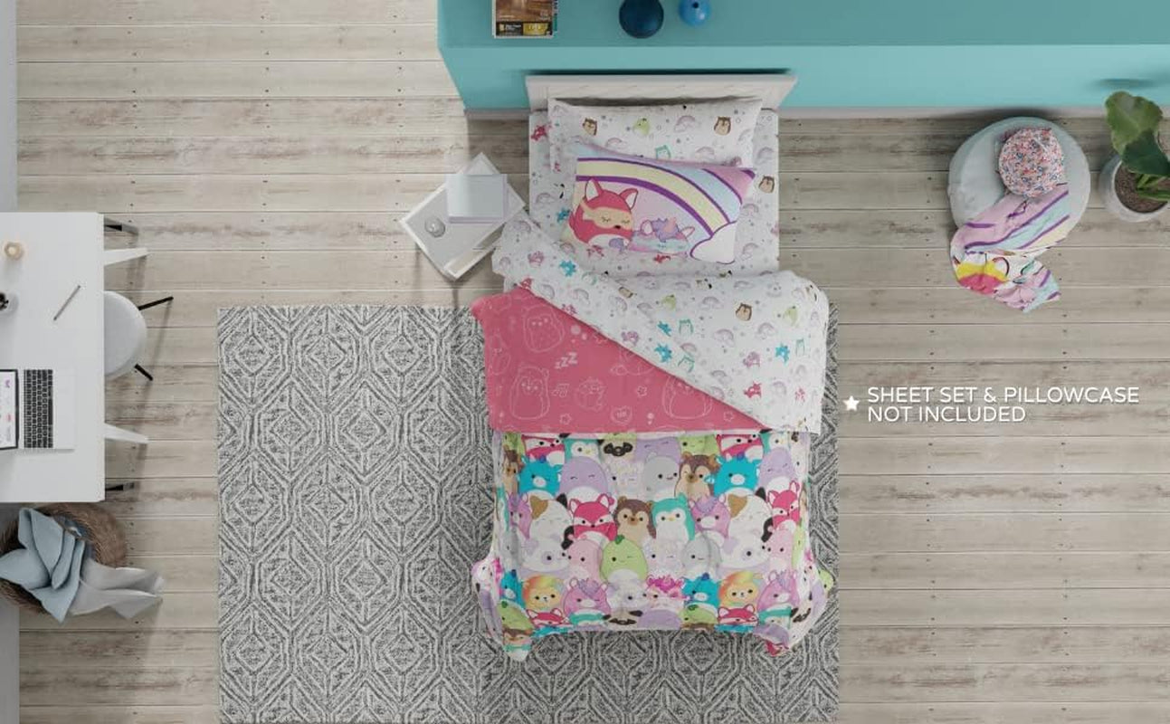 Biancheria da letto Franco Squishmallows, morbida microfibra, per letti matrimoniali Piumini e trapunte Naty Shop