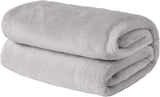 Copriletto in pile ultra morbido di Brentford, grigio argento, matrimoniale grande - 150 x 200 cm Letti e coperte Beuche den Brentfords-Store Grigio-argento 150 x 200 cm