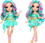 Rainbow High Be Dazzling Fashion Doll - Celine Turquoise - Blu-Verde, 28 cm, con strumento per decorare, gemme scintillanti e accessori per lo styling
