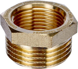 MEISTER Raccordo filettato in ottone, filettatura interna singola "x filettatura esterna 1 1/4" - resistente alla corrosione e duraturo - lavorazione di precisione / Raccordo per tubi / Raccordo / FLOR92825