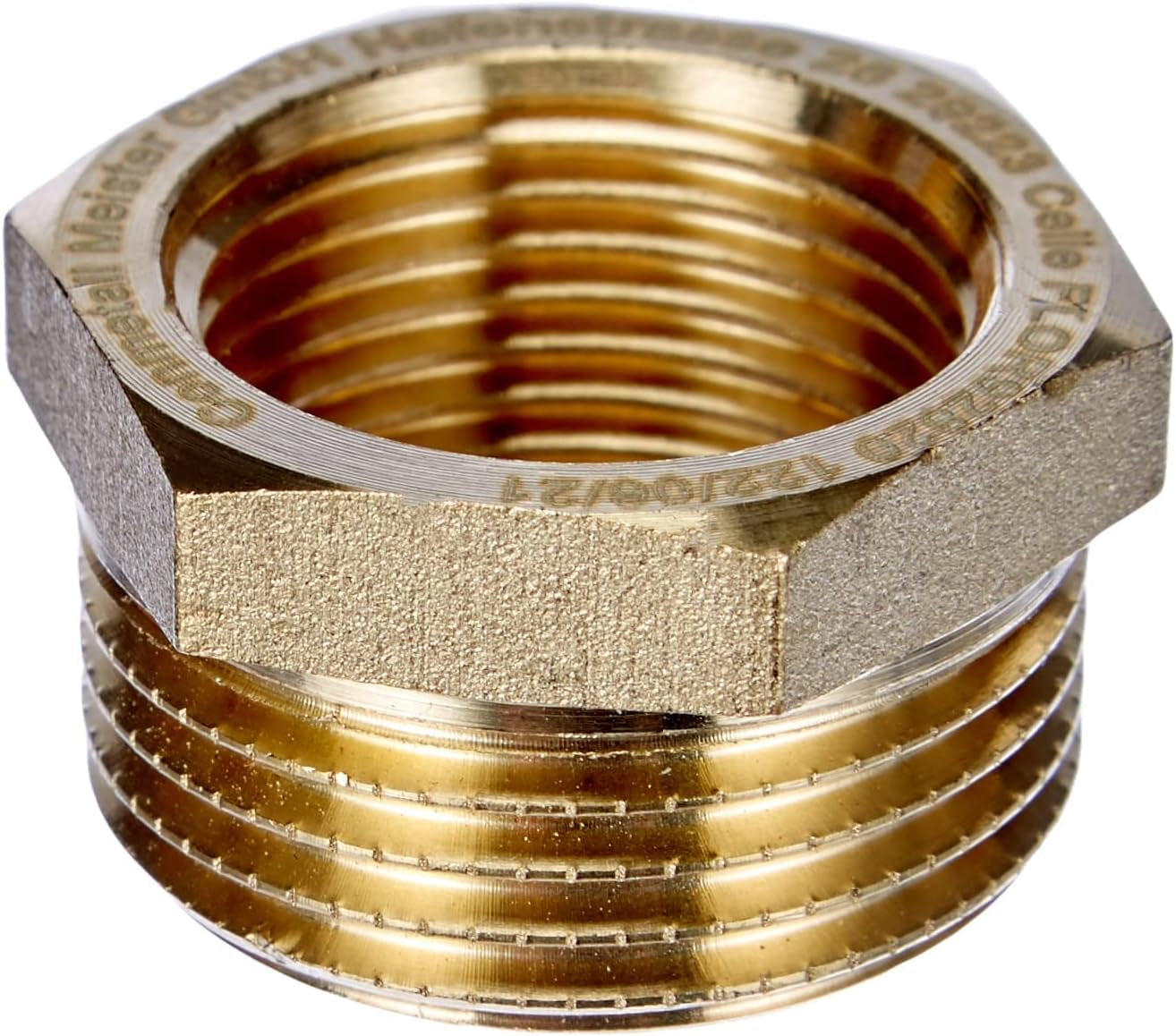 MEISTER Raccordo filettato in ottone, filettatura interna singola "x filettatura esterna 1 1/4" - resistente alla corrosione e duraturo - lavorazione di precisione / Raccordo per tubi / Raccordo / FLOR92825