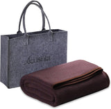ACUSHLA 200,7X160 Cm, 1,7 Kg, Coperta, Coperta di Lana, Calda Coperta da Viaggio, Coperta Lavorata a Maglia, Decorativa, Coperte per Divano, Sedia, Divano, Letto, Soggiorno, Campeggio, Adatta a Tutte le Stagioni Ww203 Letti e Coperte Beuche den ACUSHLA-Store Marrone 79" X 59"