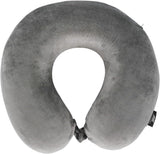 Trespass Memow Cuscino per collo in memory foam con rivestimento rimovibile Grigio Ciascuno Naty Shop Cuscini ortopedici cervicali Grigi Ciascuno