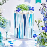 Fondant arrotolato FunCakes Baby Blue: facile da usare, liscio, flessibile, morbido e modellabile, perfetto per decorare torte, halal, kosher e senza glutine. Pasta di zucchero Naty Shop da 1 kg