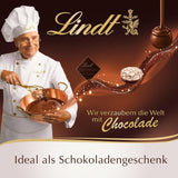 Lindt Schokolade - Palline da golf | 110G| Tre palline da golf Aus Lindt Vollmilch-Schokolade Mit Nougatcremefüllung und Waffelstückchen | Pralinengeschenk | Regalo per golfista | Schokoladengeschenk Naty Shop