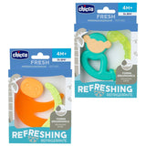 Anello da dentizione Chicco Fresh&Relax Scimmia o Bradipo, 4M+, riempito con acqua sterile