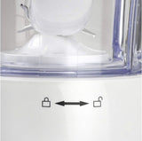 Girmi FR46 Elektrischer Mixer, 1,5 litri, 2 Geschwindigkeiten Mit Pulse-Funktion, 4 Edelstahlklingen, Messbecherdeckel, Messbecher Mit Scale, Sicherheitseinrichtung, Weiß/Rot Kitchen Naty Shop
