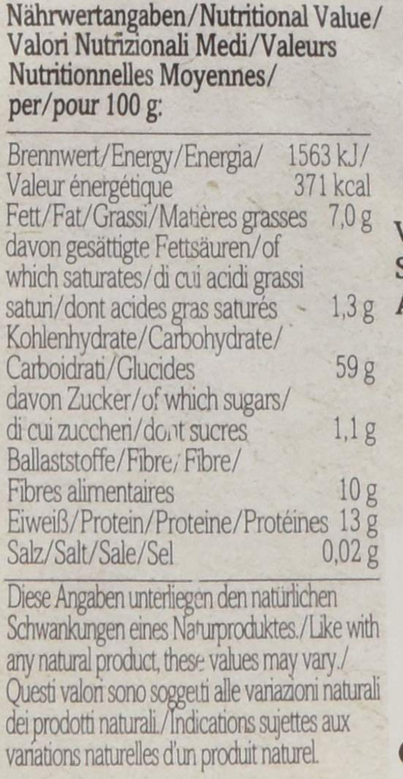 Farina d'avena biologica Verival, confezione da 6 (6 x 500 g)