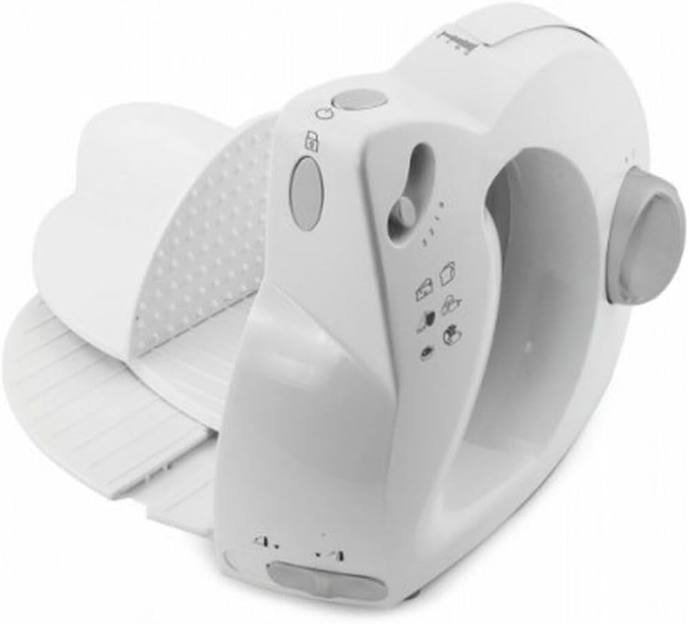 EKM017W Affettatrice elettrica in acciaio inox, Trituratori e Affettatrici 150 W Naty Shop