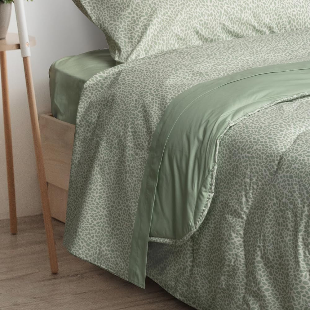 Foppapedretti Notte & Natura trapunta petali di salvia, fodera, 100% cotone, made in Italy Piumini e Trapunte Naty Shop