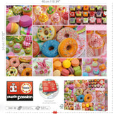 Educa - Puzzle da 500 pezzi per adulti | Collage di caramelle. Dimensioni: 48X34 cm. Include la colla per puzzle Fixpuzzle. Per 11 anni (19904) Puzzle Naty Shop
