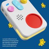 + Narratore interattivo per bambini con contenuti audio da 0 a 10 anni, scatola audio con figura sonora -Io, luce notturna, routine del sonno, gioco didattico musicale, versione italiana Jucarii Bebe Naty Shop