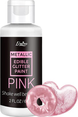 Glitter liquidi commestibili, 60 ml Naty Shop Rosa