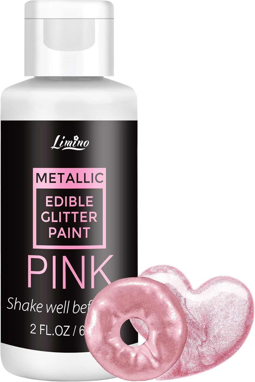 Glitter commestibili liquidi - 6 colori metallici, polvere glitter commestibile liquida per decorare torte, dolci, macaron - colorante alimentare metallizzato, colori glitter per biscotti, fondente, torte, muffin