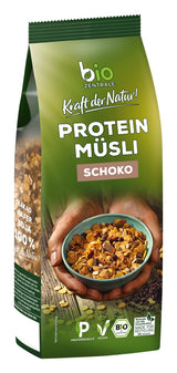 Muesli proteico puro Biozentrale - 375g - Biologico con miele - Come cereale per la colazione o come spuntino