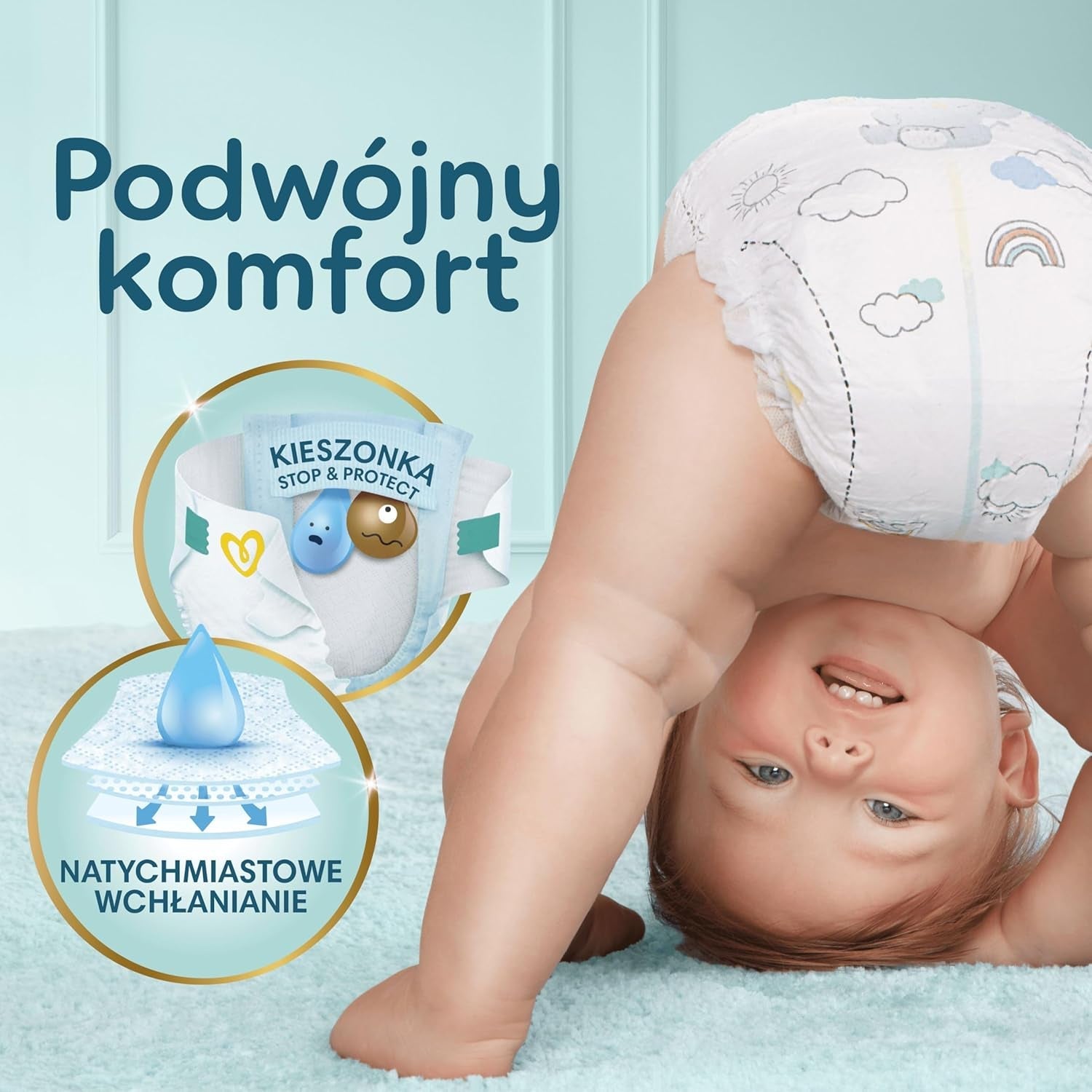Pampers (vecchia versione), scatola mensile S4 174 pz