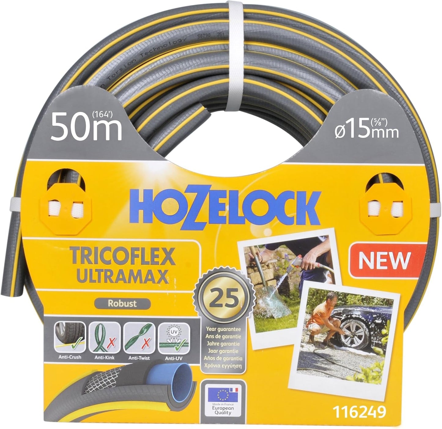 Tubo Hozelock Tricoflex Ultramax 25 m (diametro 12,5 mm)