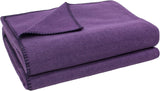 Coperta Zoeppritz colore: Rosso, Realizzata in 65% Poliestere, 35% Viscosa, Misura: 160X200 Cm, 103291-235-160X200 Zoeppritz Letti e Coperte dal 1828 490 Melanzana 180 X 220 Cm