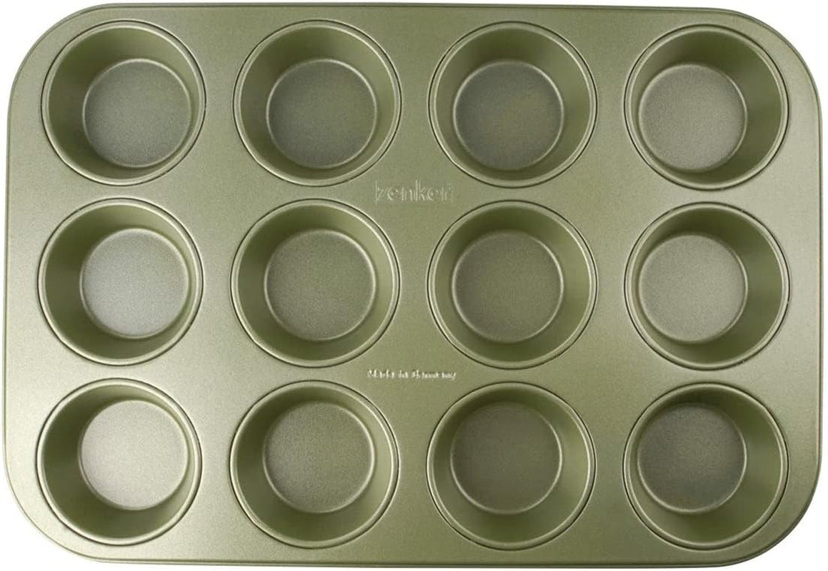 Zenker Muffinform Für 12 Stück – Ressourcenschonende und Klimaneutrale Backform Für Muffins Und Cupcakes – 12Er Muffinblech Mit Veganer Antihaftbeschichtung Stampi e vassoi per cuocere Naty Shop