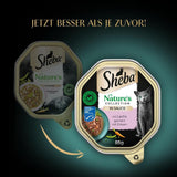 SHEBA Cibo umido per gatti, Collezione Nature in salsa di salmone, 2 x 11 x 85 g