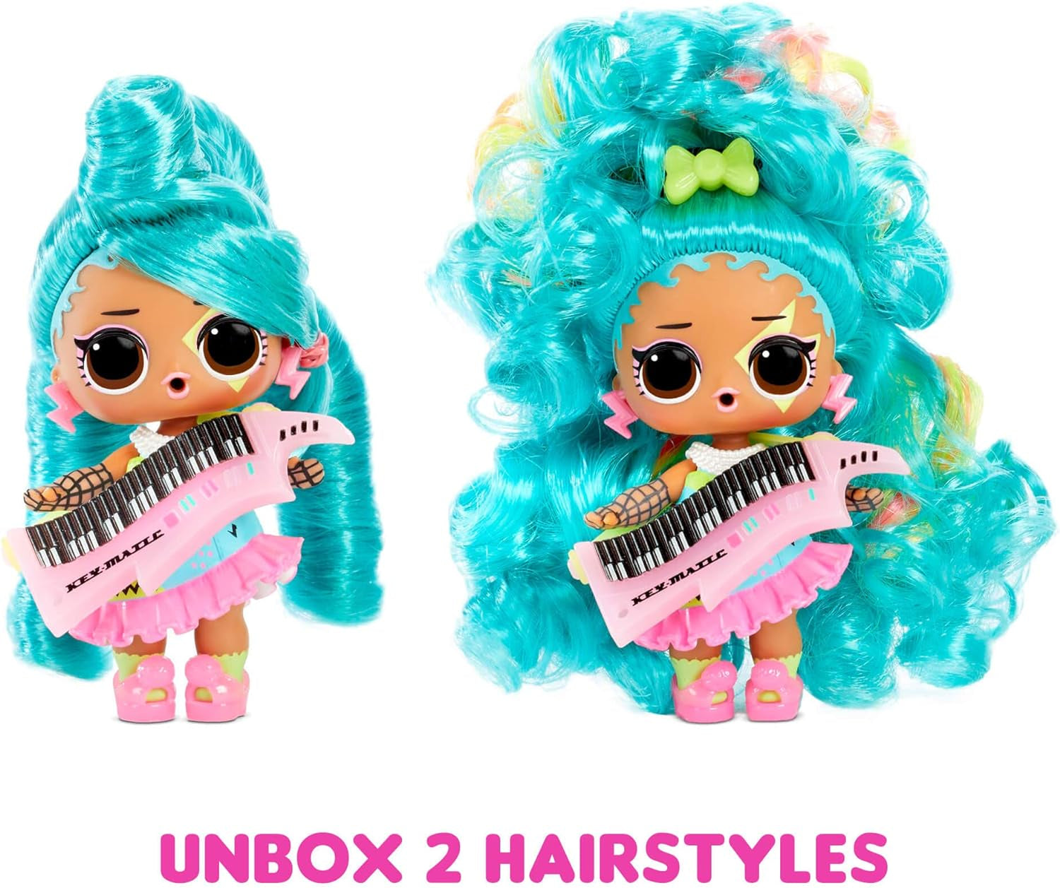 LOL sorpresa! 566977E7C Bambole Remix Hair Flip - Oggetto da collezione - 15 sorprese - Con cuffia per capelli, accessori e musica Naty Shop Dolls
