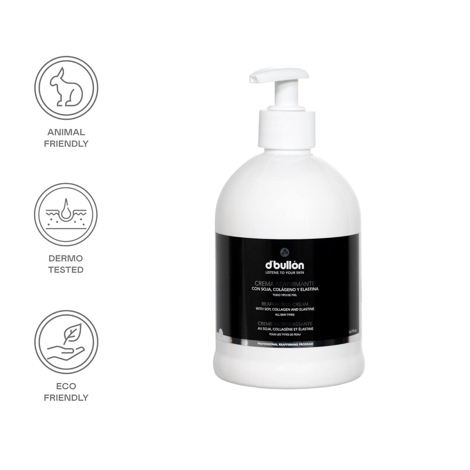 D'Bullón Crema rassodante seno professionale con soia, collagene ed elastina - 200 ml Cosmetici e Bellezza Naty Shop