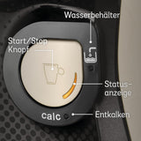Bosch Tassimo Happy Friendly TAS107E Macchina per caffè a capsule, 70+ bevande, Adatta a tutte le tazze, Arresto automatico, Sostenibile, Dosaggio perfetto, Salvaspazio, 1400 W, Crema/Nero