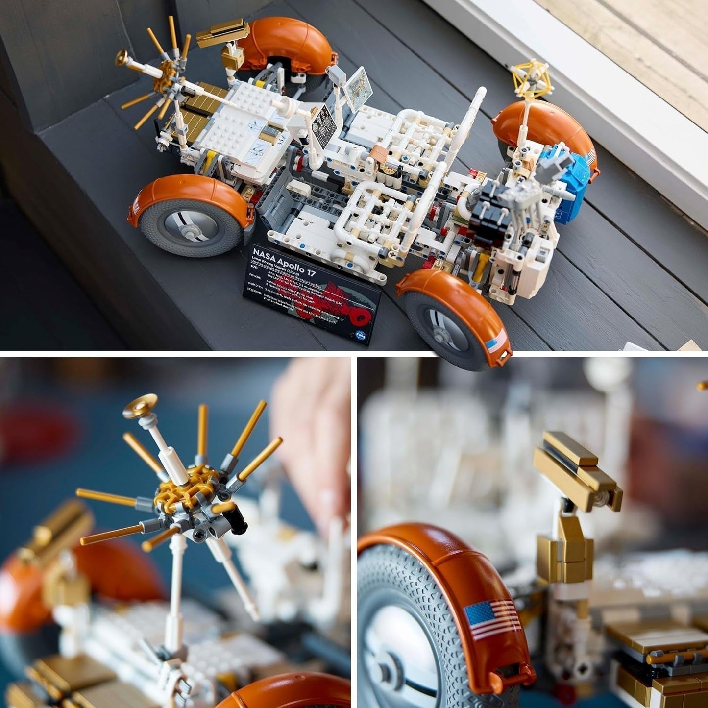 LEGO Technic NASA Apollo Veicolo itinerante lunare (LRV), Modello rover lunare per adulti, Spazio da collezione per appassionati di scienza, Giocattolo da costruzione, Modello di veicolo spaziale 42182 Set da costruzione Besuche den LEGO-Store
