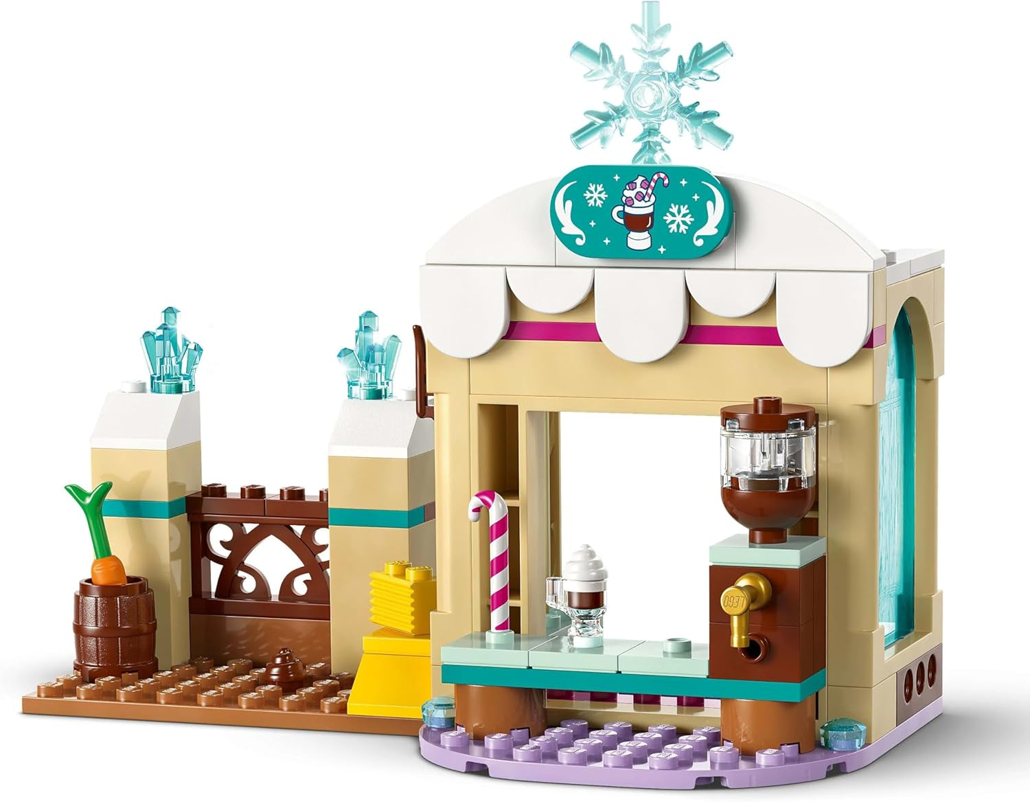 LEGO® Disney Frozen: Avventura sulla slitta di Anna, set da gioco costruibile e fantasy, supporto di cioccolato con mini bambole Anna, Kristoff, Olaf e Sven, principessa giocattolo per ragazze dai 4 anni 43256 Set da costruzione Besuche den LEGO-Store