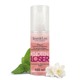 Jean & Len Knot Remover 2-Phase Leave-In Spray Condizionante, adatto a tutti i tipi di capelli, districa i capelli e migliora la pettinabilità, profumo fresco, districante, senza siliconi e parabeni, vegan, 100ml Naty Shop prodotti districanti per capelli 100Ml (1 confezione)