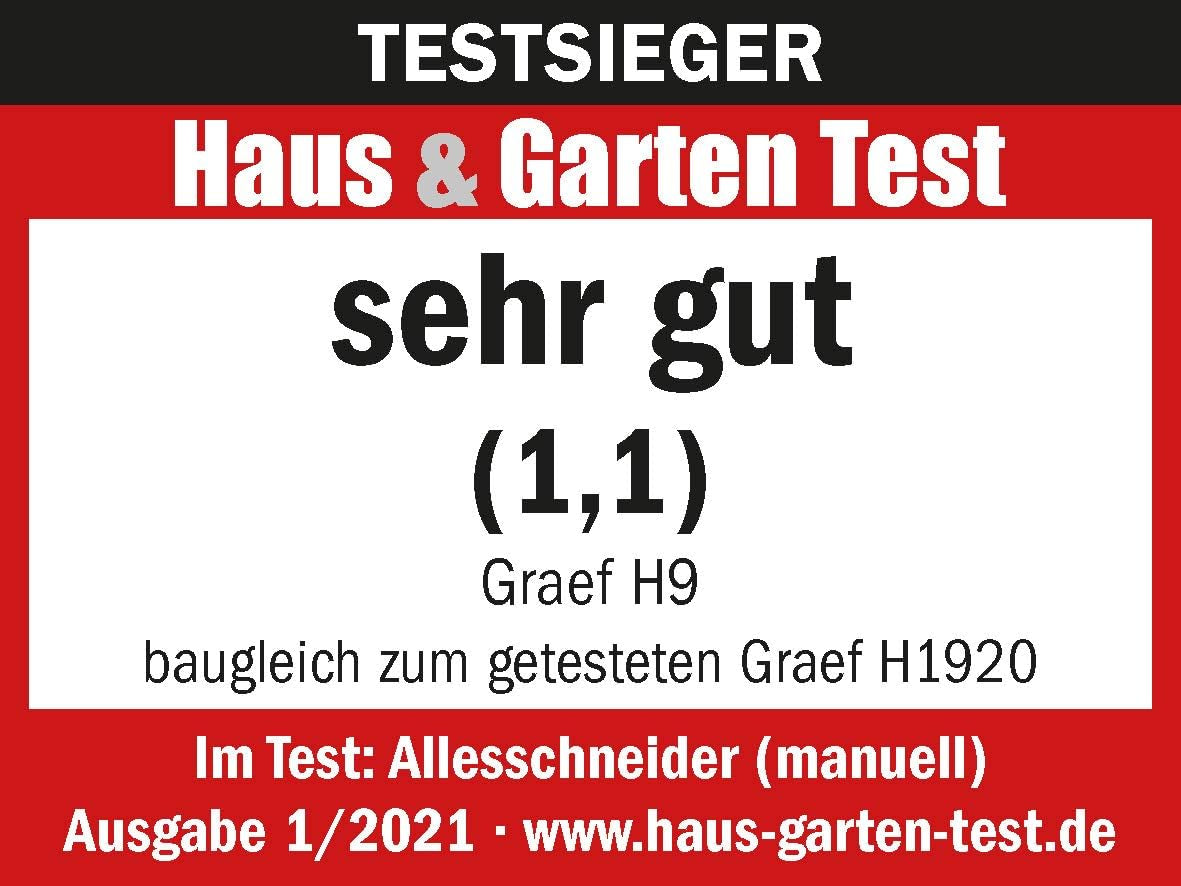 GRAEF Affettatrice manuale H9, argento Affettatrici Rasnite e Naty Shop