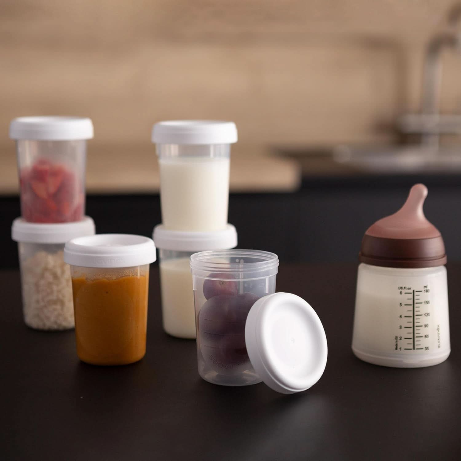 Scatole porta alimenti, Suavinex, 10 pezzi Accessori Alimentazione e Allattamento Bebe Naty Shop