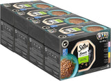 Confezione multipla di vassoi Sheba Sauce Collection, varietà fine MSC, 4x12x85g