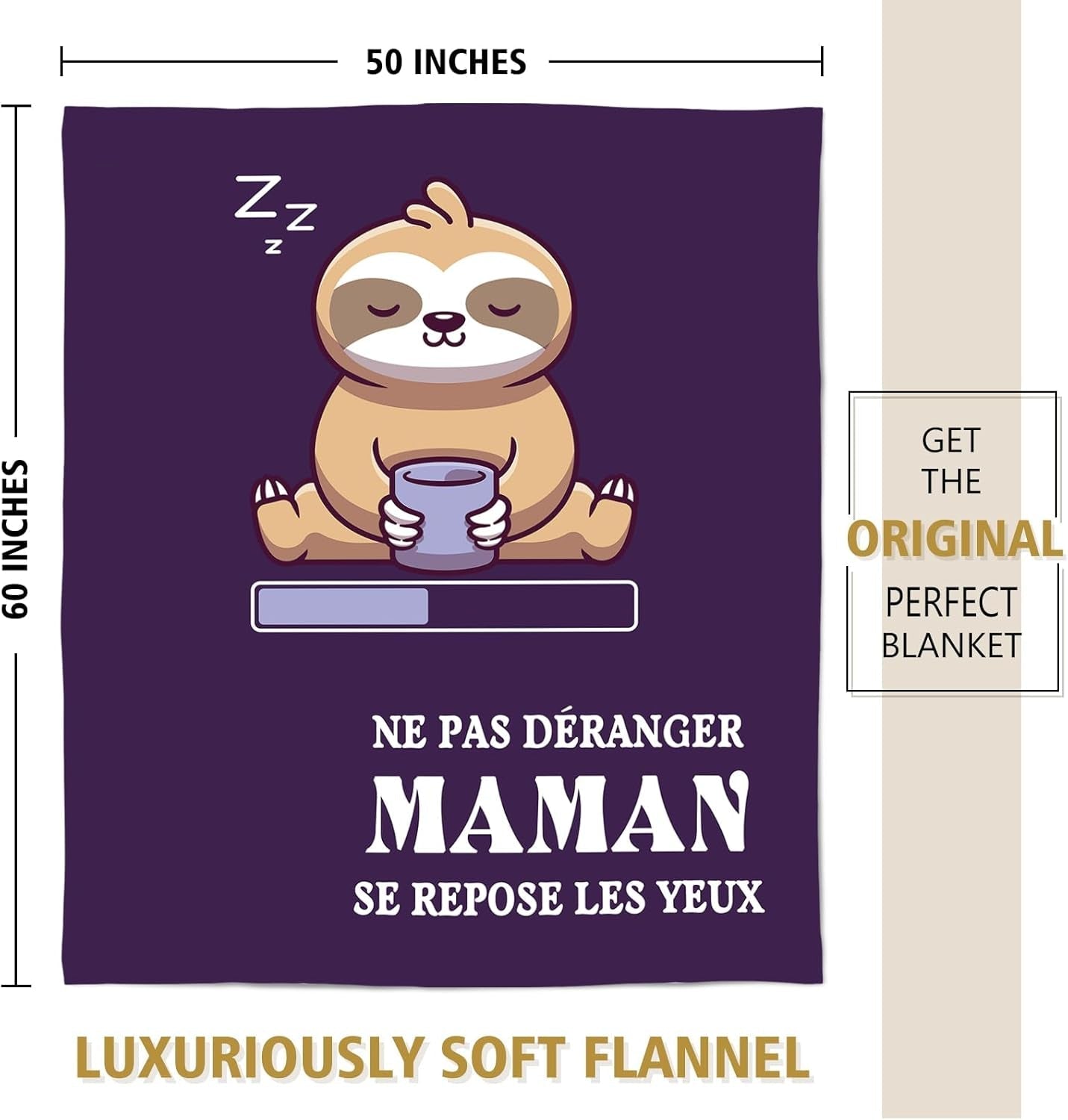 Regalo di compleanno Niyewsor, Per la mamma, Coperta in pile, Regalo per la mamma, Idea regalo per la festa della mamma e Natale per la mamma Letti e coperte Niyewsor