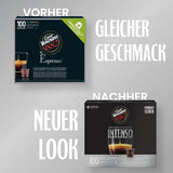 Caffè Vergnano 1882 - Èspresso Kompostierbare Kaffeekapseln , compatibile con Nespresso, Intenso (Intenso) - Packung Enthält 100 Kapseln