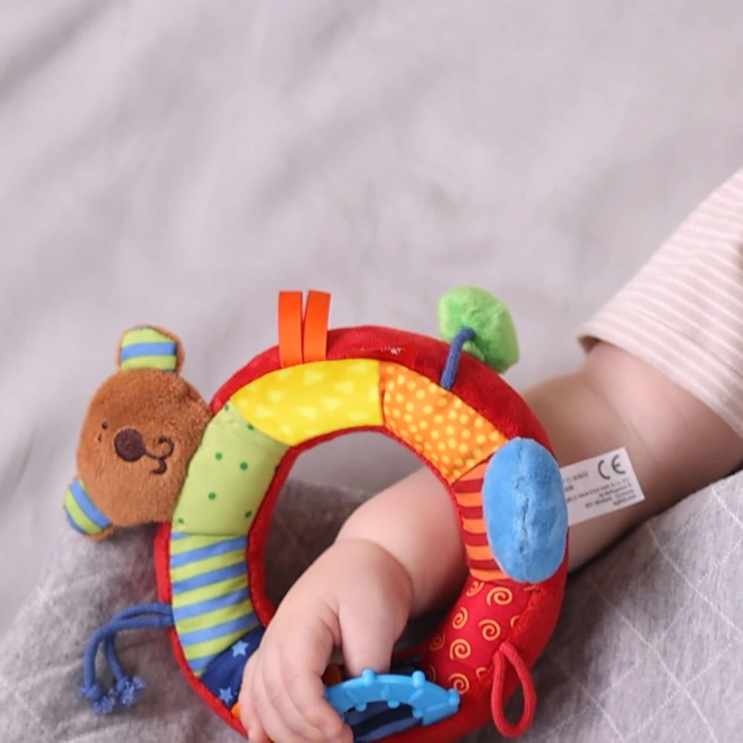 SIGIKID 40490 Anello attivo Baby Activity PlayQ Giocattolo per bambine e bambini consigliato per bambini a partire da 3 mesi multicolore Baby Toys Naty Shop