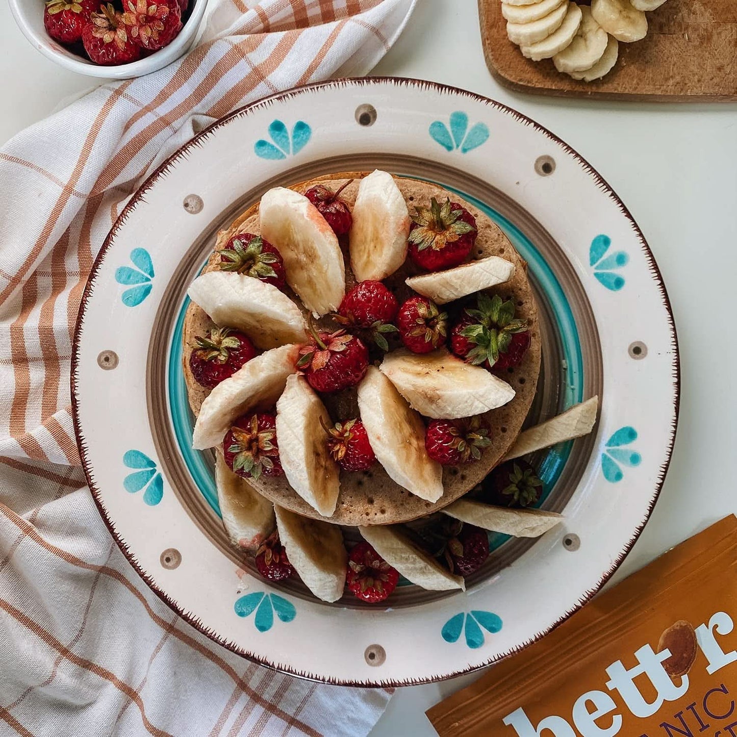 Bett'R Pancake Mix, preparato per dolci biologico, vegano e senza glutine, 6 x 400 grammi Kitchen Naty Shop