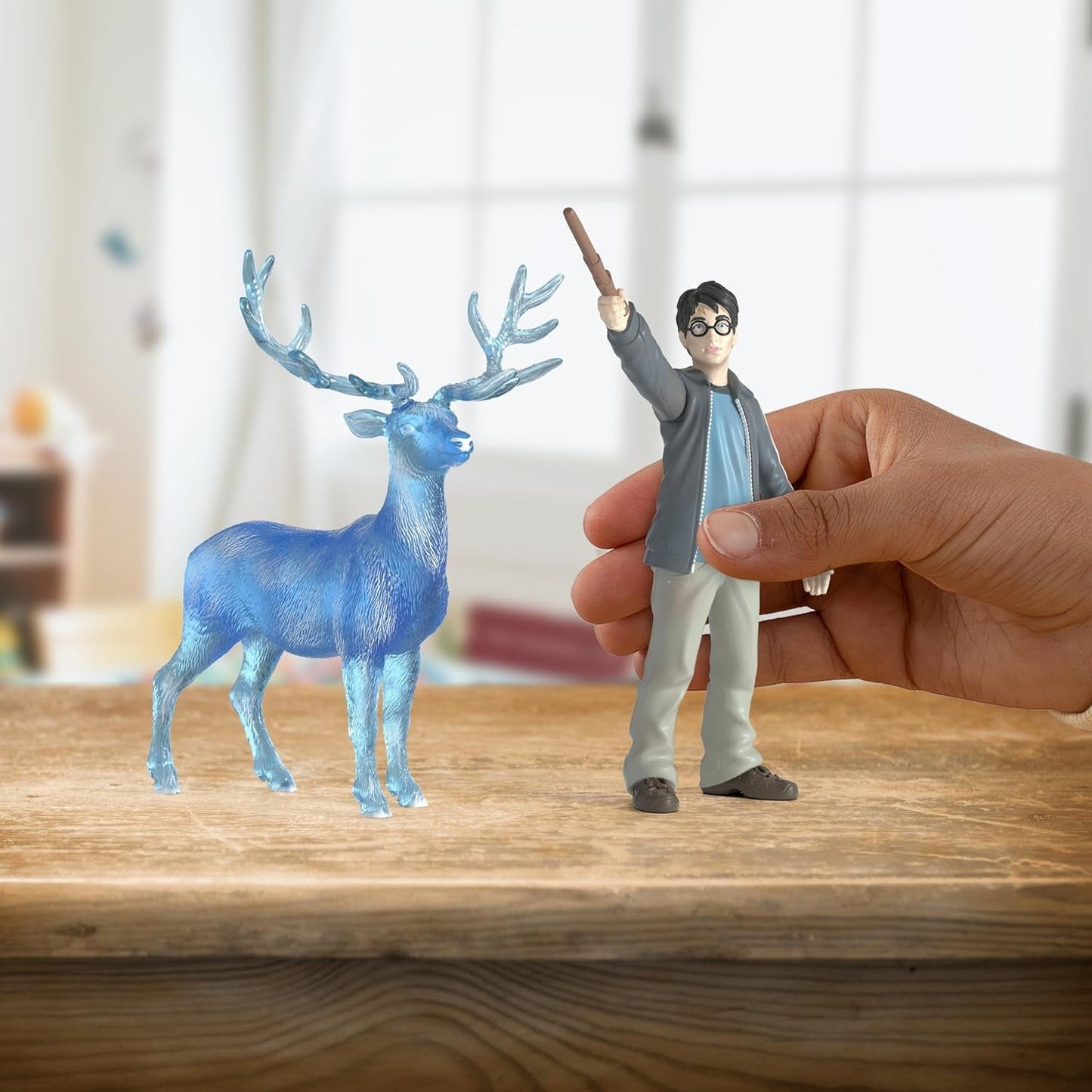 Schleich 42680 Harry Potter e Patronus, da 6 anni, HARRY POTTER - personaggio da gioco, 16 X 11 X 18 cm Action figures Naty Shop