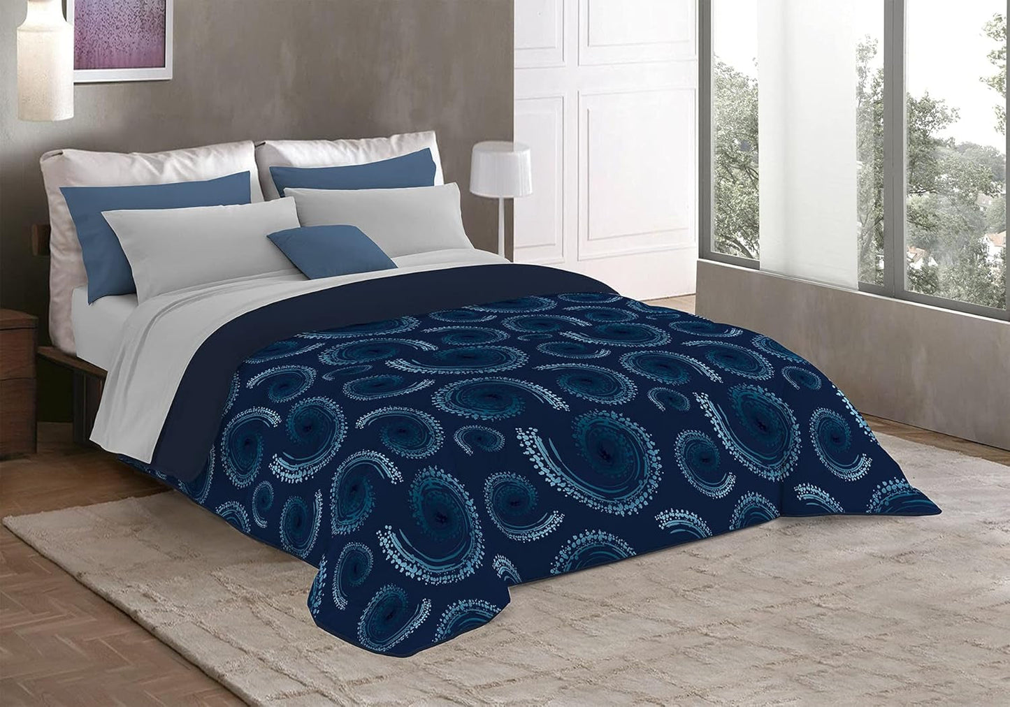 Fantasy T-Fa-Hypnotic-1P Trapunta invernale, Microfibra, Hypnotic, 170X260Cm Trapunte e Trapunte Naty Shop Vortex 220X260 Cm