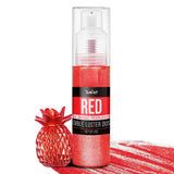 Spray commestibile glitterato, 20 grammi Naty Shop Rosso