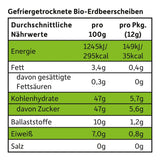FRECHE FREUNDE Chips di frutta alla fragola bio, chips di frutta liofilizzata, frutta secca a fette al naturale senza zuccheri aggiunti, vegano, senza lattosio, senza glutine, confezione da 12 (12 x 12g)