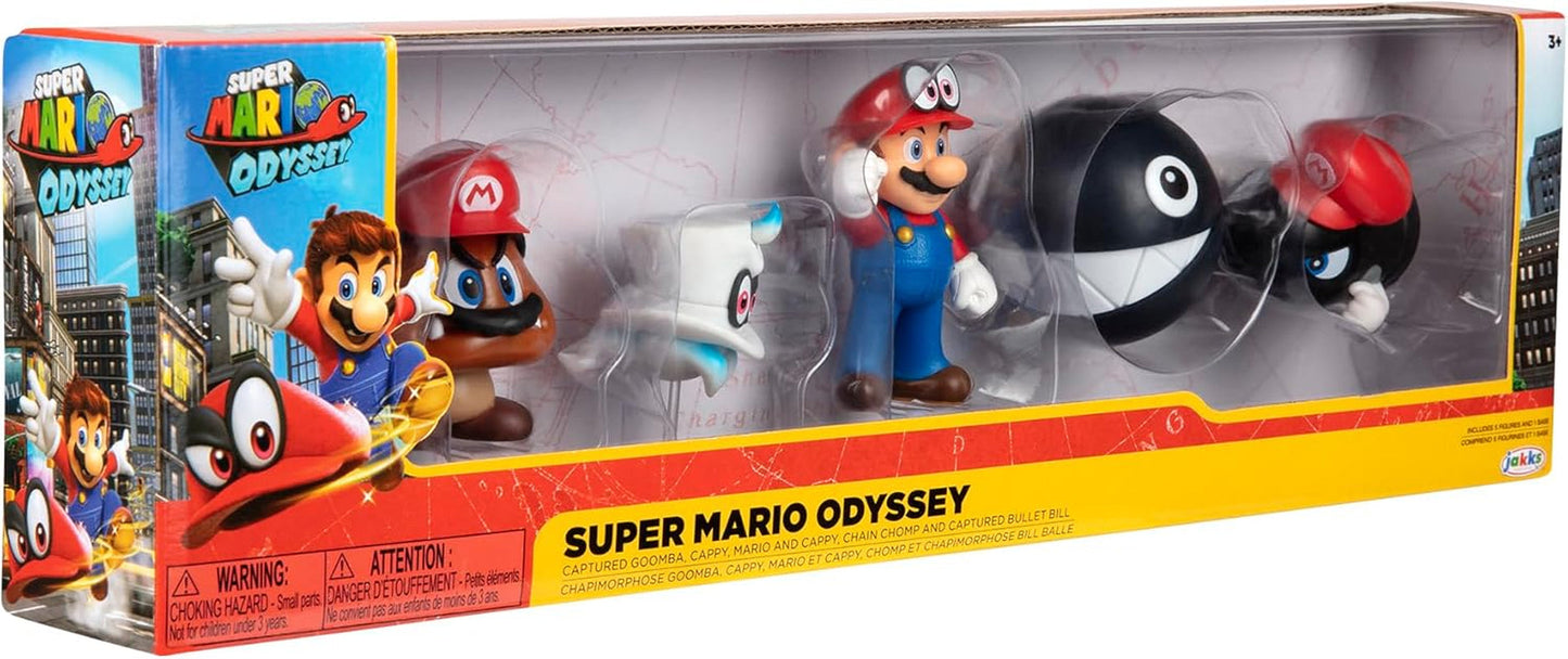 Ksruee Super Mario Mario Odyssey Confezione da 5,6 cm Action Figure Naty Shop