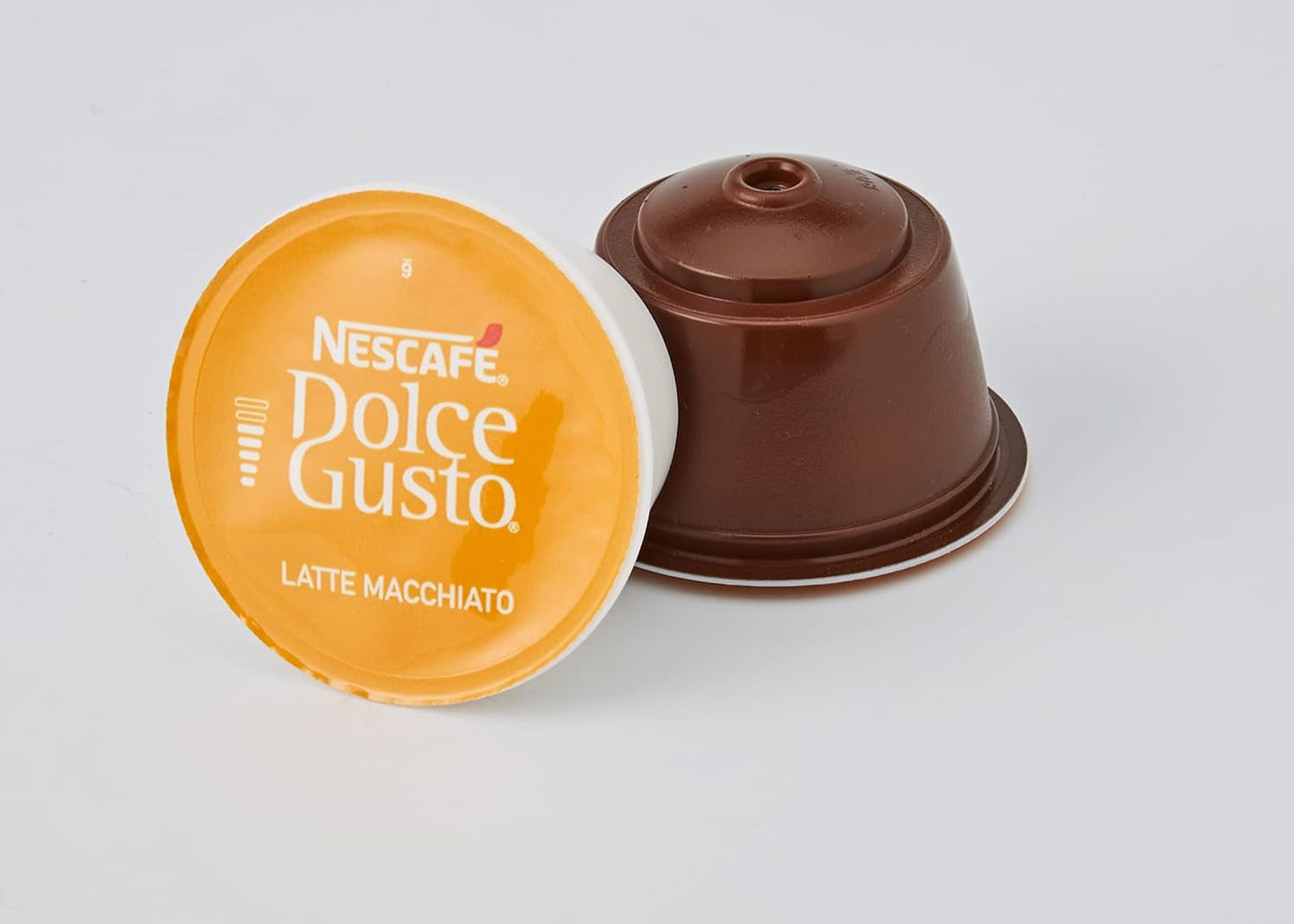 NESCAFÉ Dolce Gusto Latte Macchiato Vorratsbox 90 Kaffeekapseln & Flat White, 48 Kaffeekapseln, Arabica e Robusta Bohnen