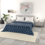 Biancheria da letto italiana trapunta basic estiva, microfibra stampata, 250X240Cm, Trapunte e Trapunte a cerchio Naty Shop Vortex 250X240Cm