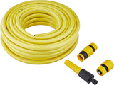 Tubo flessibile intrecciato Meister Cross, 12,7 mm (1/2 pollice) - Lunghezza 20 m - Raccordi inclusi - Per irrigare piccole aree - Resistente allo schiacciamento e all'abrasione - Resistente ai raggi UV / Tubo da giardino / Tubo dell'acqua / 9926280