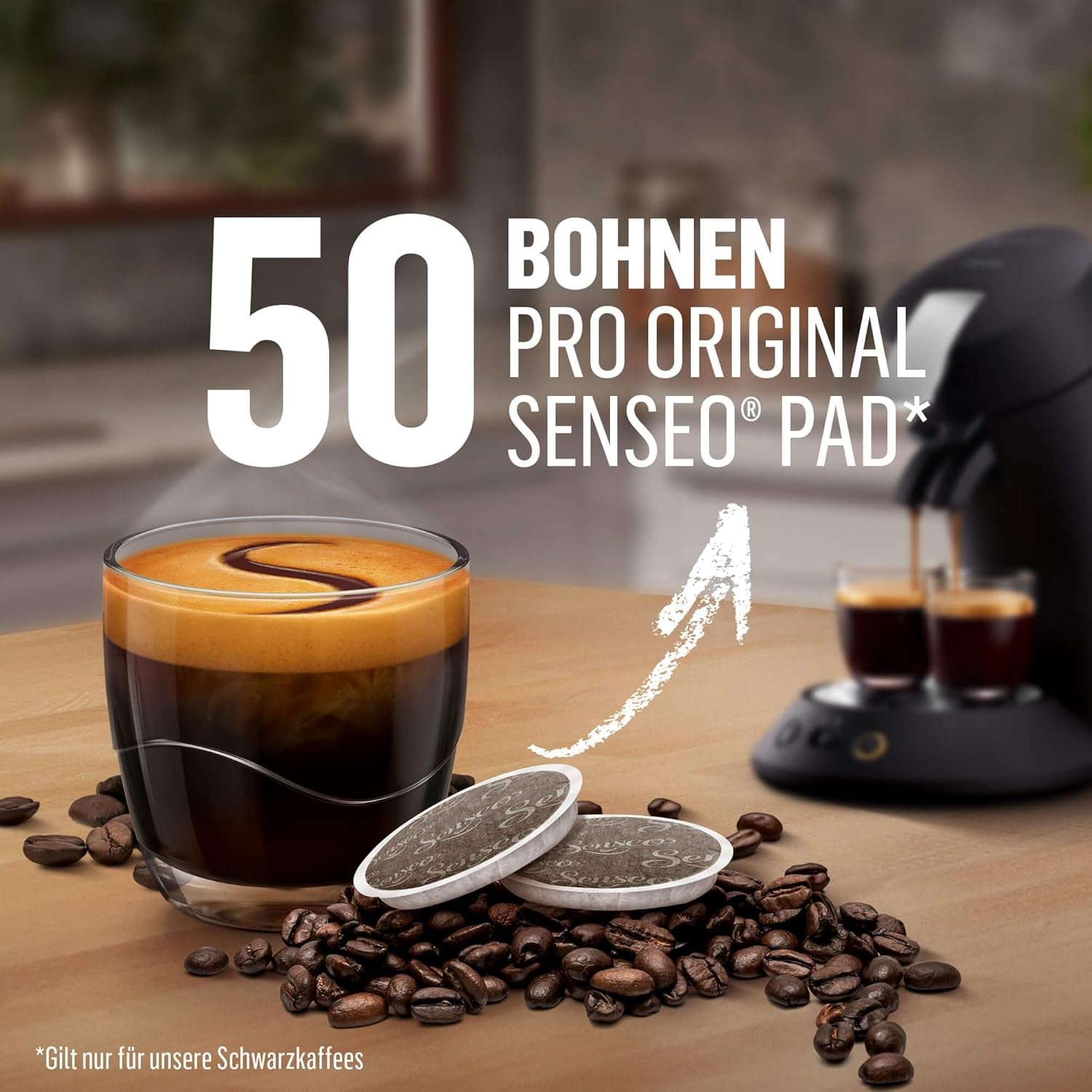 Senseo Pads Extra Forti, 5 x 16 Getränke, 80 Kaffeepads