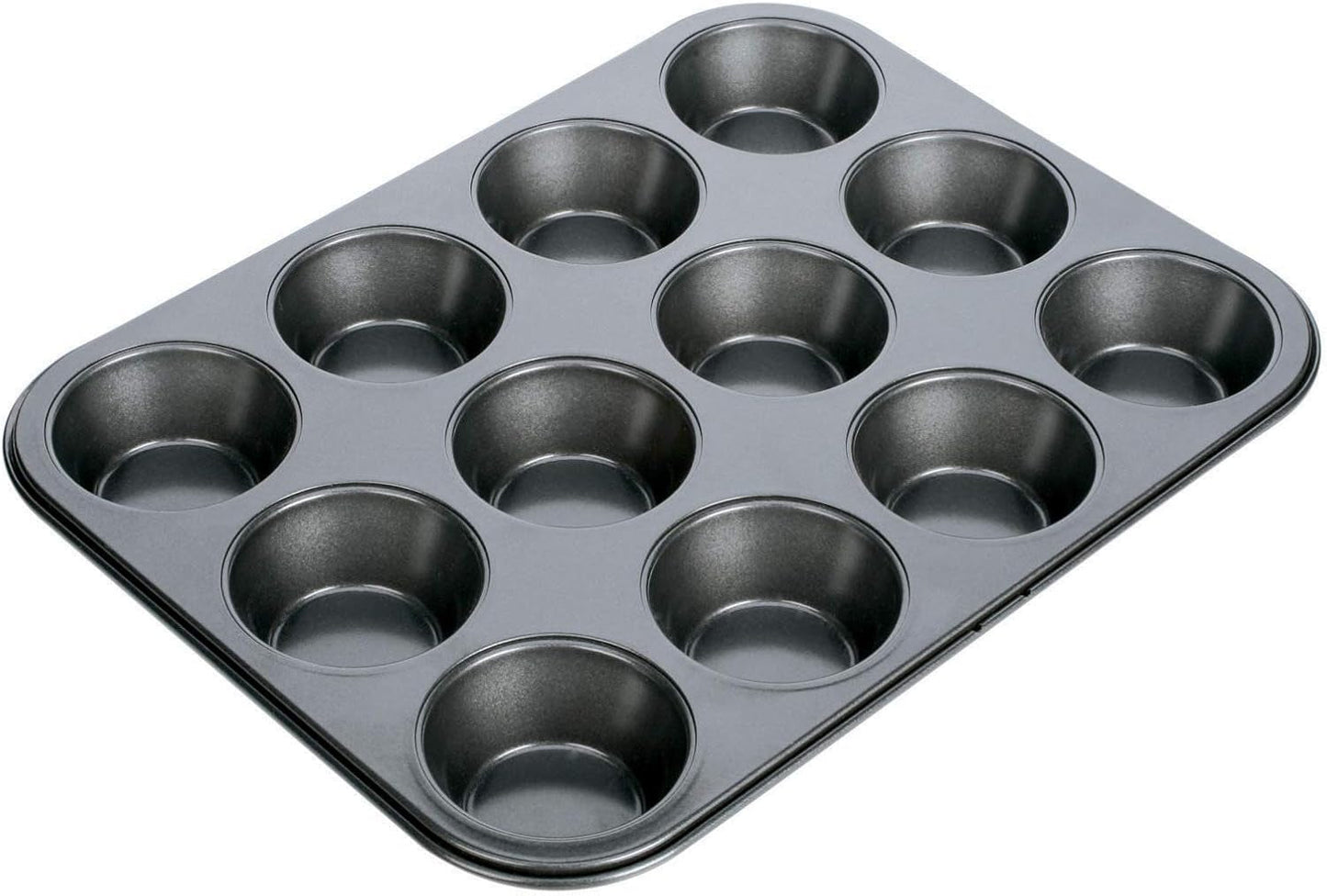 Backform, Nero, 26,5 X 18 X 3 Cm Stampi e teglie Naty Shop 12 Muffin