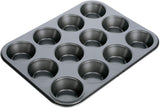 Backform, Nero, 26,5 X 18 X 3 Cm Stampi e teglie Naty Shop 12 Muffin